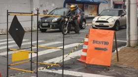 Ruas do Centro serão interditadas neste domingo para obras da Sabesp