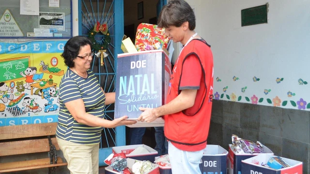 Campanha da Unitau arrecada centenas de brinquedos e alimentos 