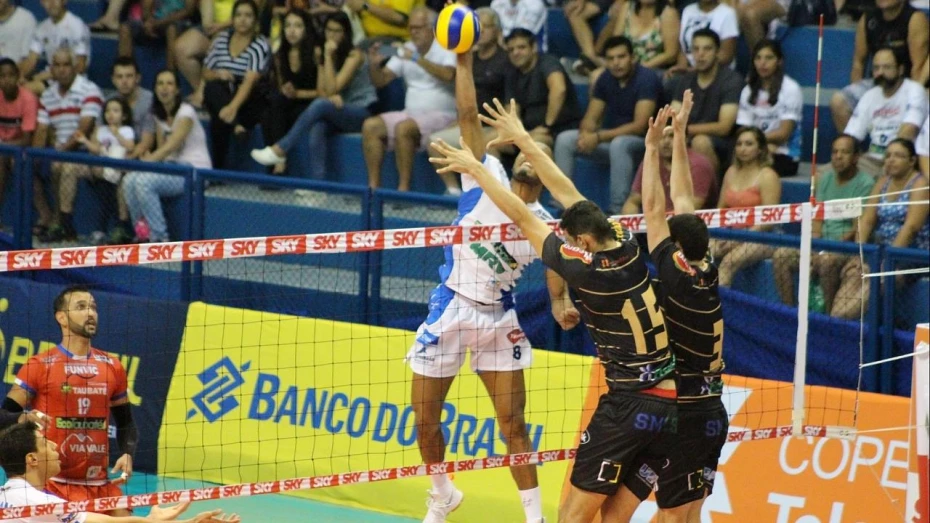 Vôlei Taubaté vence primeiro duelo de 2017 Vôlei Taubaté vence primeiro duelo de 2017