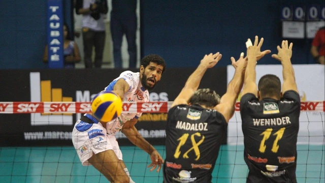 Vôlei Taubaté vence e assume vice-liderança da Superliga
