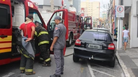 Princípio de incêndio em padaria assusta munícipes na região central