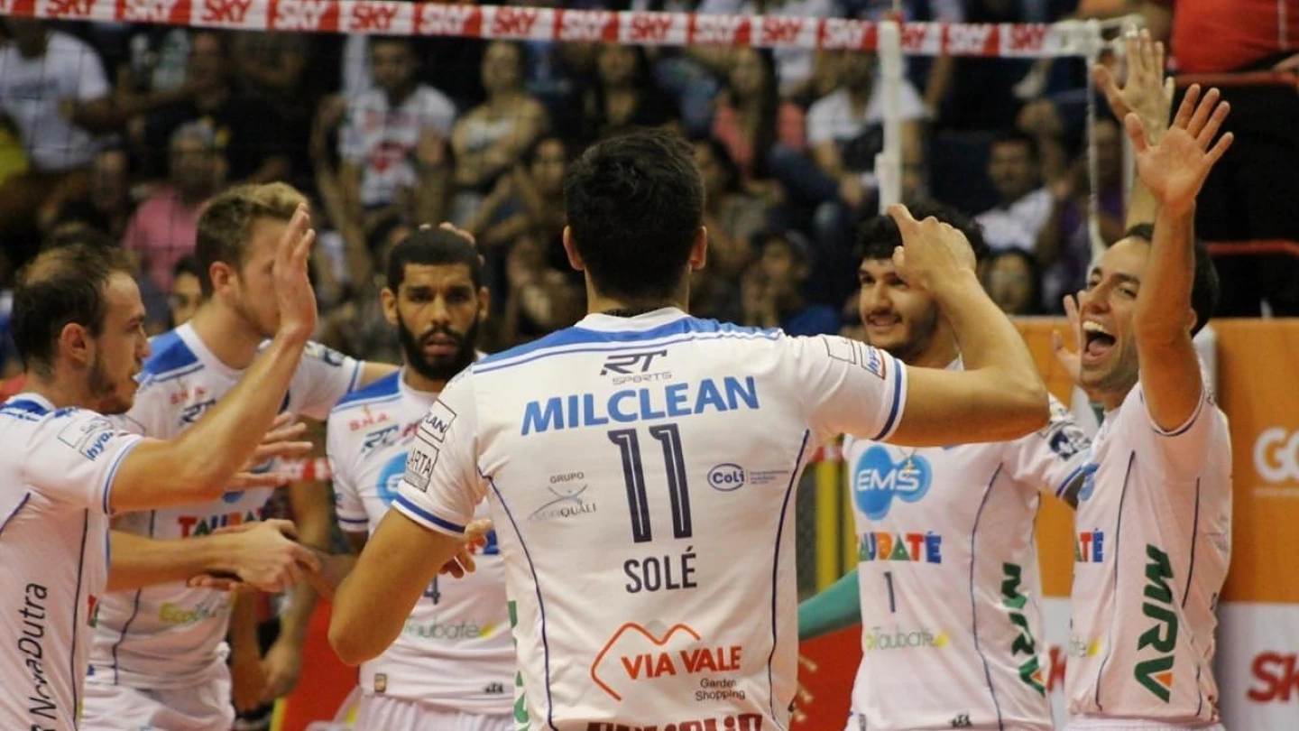 Taubaté conquista mais uma vitória e assume vice-liderança da Superliga
