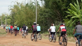 Passeio ciclístico visita locais históricos de Quiririm
