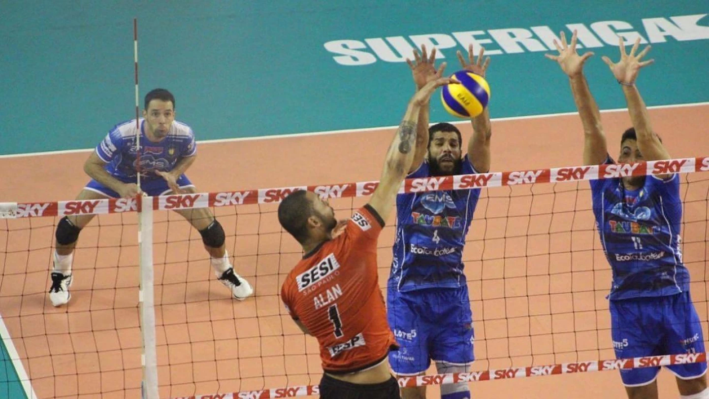 Vôlei Taubaté fecha primeiro turno da Superliga contra o Corinthians