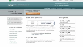 MEC antecipa data de inscrições para o SISU