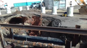Obras de recomposição começam a ser feitas na Avenida Bandeirantes