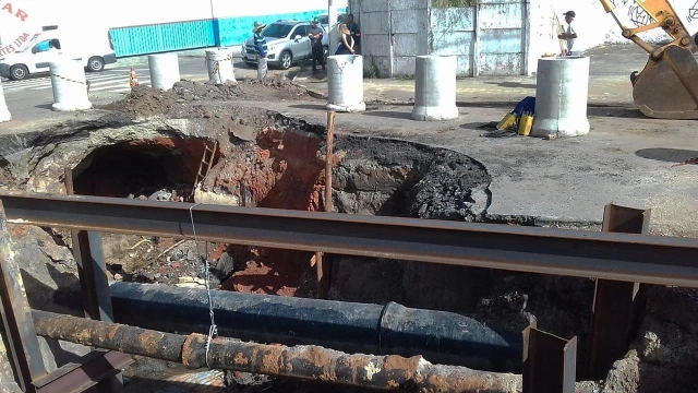 Obras de recomposição começam a ser feitas na Avenida Bandeirantes