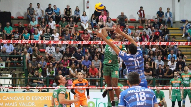 Vôlei Taubaté vence partida dura contra Canoas-RS