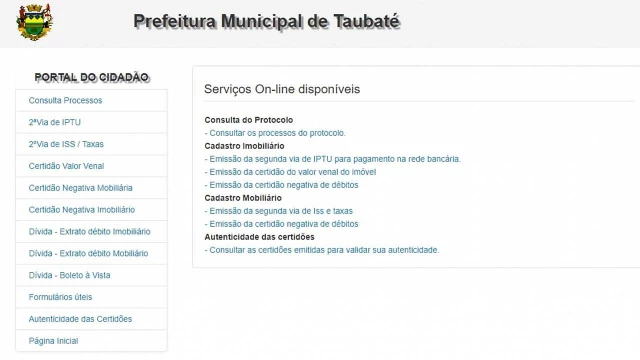 Boletos do IPTU são disponibilizados no site da Prefeitura