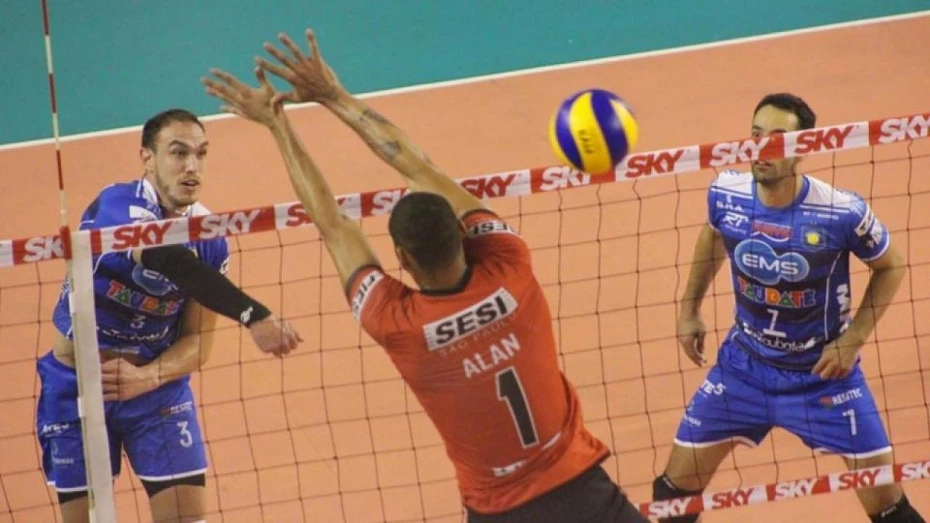 Vôlei Taubaté e Sesi-SP disputam 3º lugar da Superliga Vôlei Taubaté e Sesi-SP disputam 3º lugar da Superliga