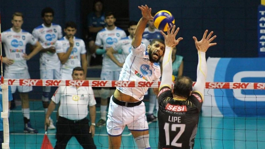 Tropeço em casa faz Vôlei Taubaté cair para 4º lugar na Superliga Tropeço em casa faz Vôlei Taubaté cair para 4º lugar na Superliga