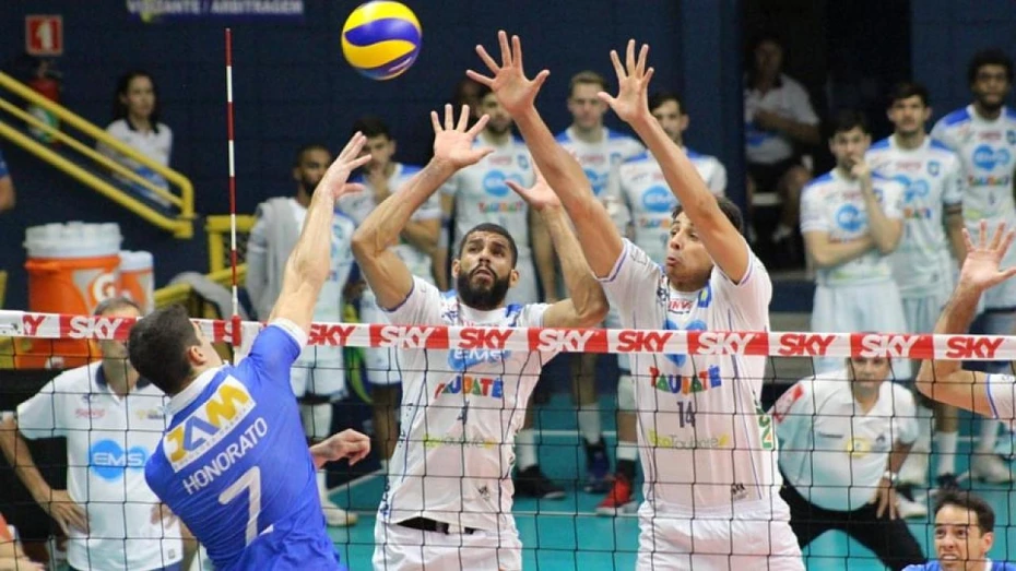 Vôlei Taubaté derrota Minas no primeiro jogo das quartas de final Vôlei Taubaté derrota Minas no primeiro jogo das quartas de final