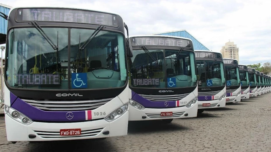 Taubaté terá 15 novos ônibus em circulação Taubaté terá 15 novos ônibus em circulação