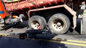 Motociclista fica gravemente ferido após acidente no Parque Aeroporto