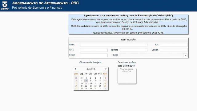 Unitau prorroga Programa de Recuperação de Crédito