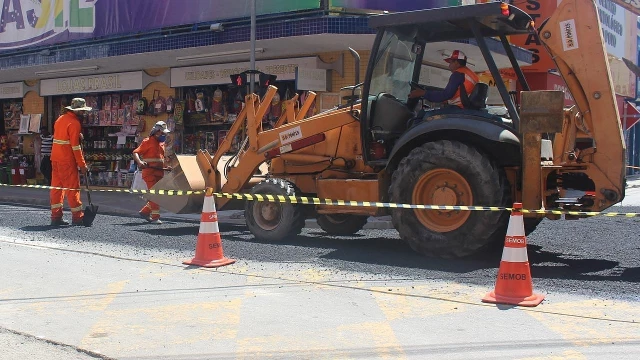 Cronograma de recapeamento no Centro é alterado