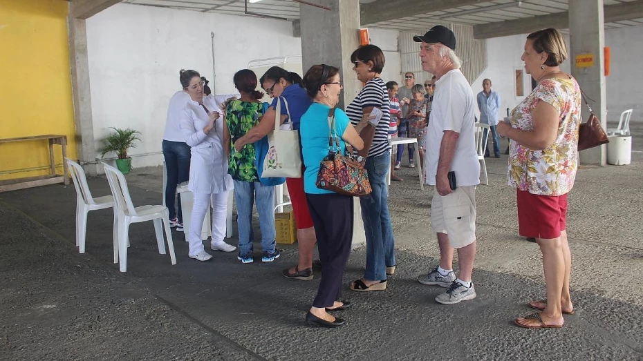 Salão paroquial na Independência tem vacinação encerrada Salão paroquial na Independência tem vacinação encerrada
