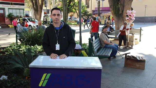 ABC monta posto de venda itinerante na região central