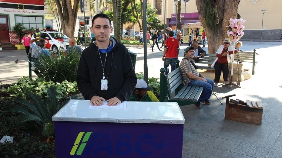ABC monta posto de venda itinerante na região central ABC monta posto de venda itinerante na região central