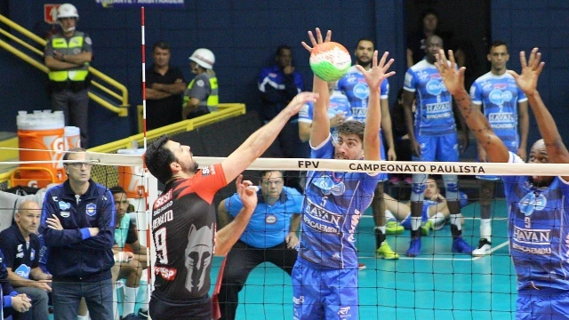 Vôlei Taubaté perde para o Sesi no Campeonato Paulista
