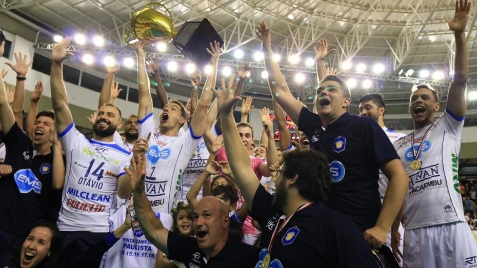 Taubaté vence Sesi-SP no ‘Super Set’ e fatura o pentacampeonato Paulista Taubaté vence Sesi-SP no ‘Super Set’ e fatura o pentacampeonato Paulista