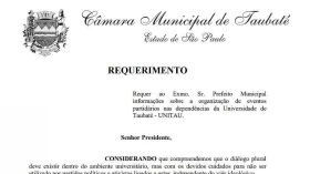 Requerimento pede proibição de debates ‘não acadêmicos’ na Unitau