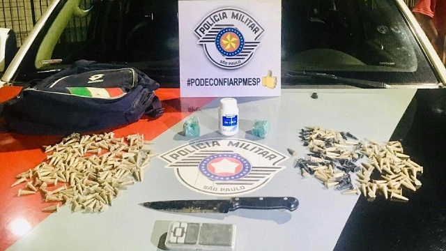 Homem é preso por tráfico de drogas e roubo