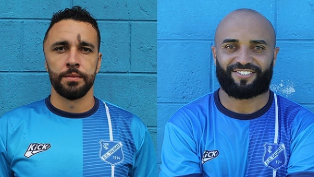 Atacante e meio campista são apresentados pelo Taubaté