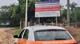 Prefeitura realiza fiscalização de loteamentos clandestinos na zona rural