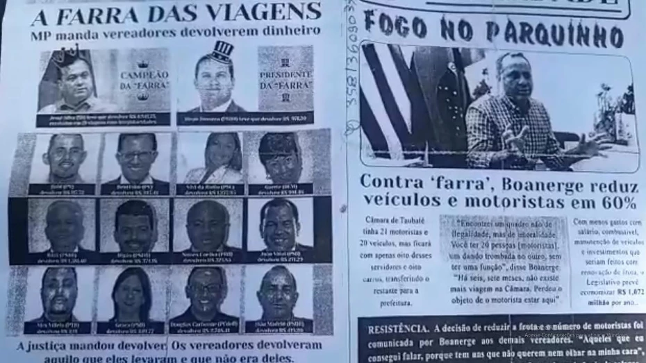 Vereadores registram denúncia por calúnia e difamação contra munícipe Vereadores registram denúncia por calúnia e difamação contra munícipe