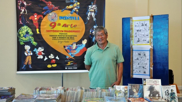Jorge Hata expõe sua coleção na 5ª Semana Cultural de Quadrinhos