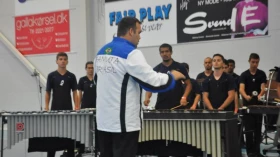 Banda de Percussão Erudita abre campanha da Famuta no Mundial