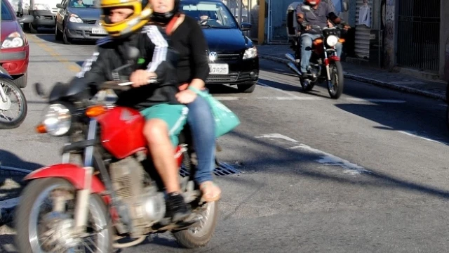 Acidentes com motociclistas crescem 23% em Taubaté
