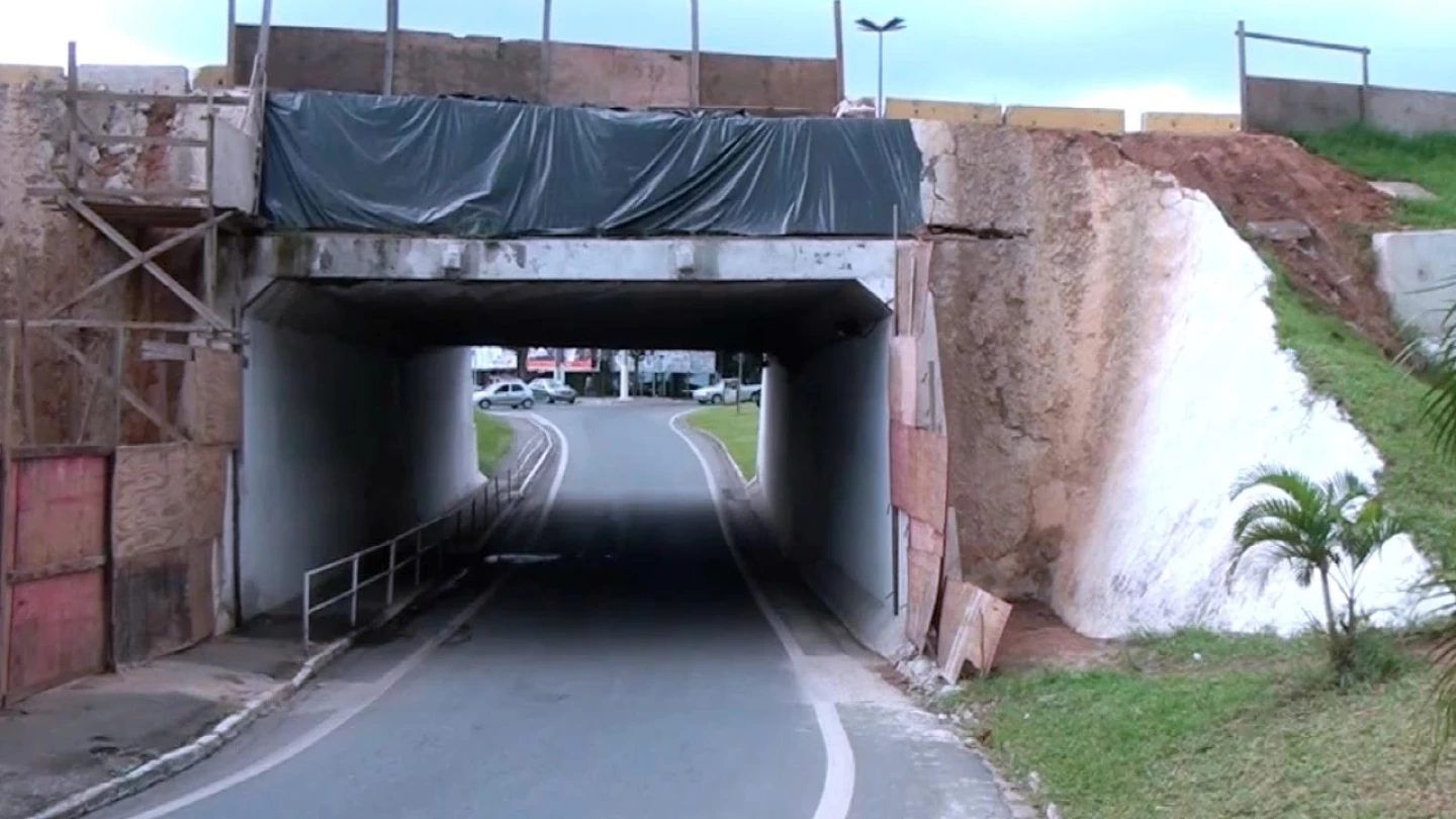 Concessionária dá início a obras noturnas em túnel sob a Via Dutra