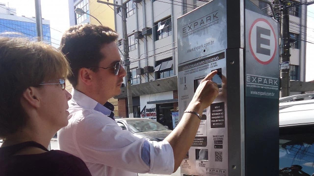 Zona Azul opera em fase de testes na região central