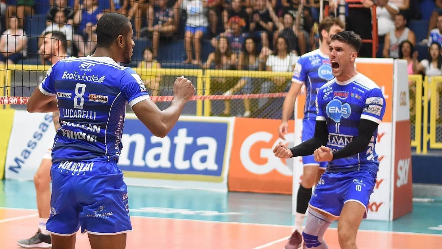 Taubaté classifica e já foca no duelo da semifinal contra Sada Cruzeiro-MG