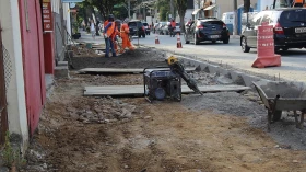 Ruas no trecho do centro de Taubaté são interditadas para obras viárias