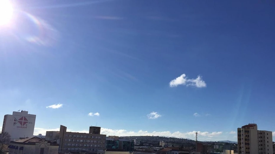 Terça-feira deve ser de sol e poucas nuvens em Taubaté