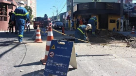 Ruas do Centro são interditadas após vazamento de gás em Taubaté 