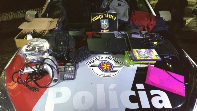 Trio é detido acusado de furtar residências em Taubaté