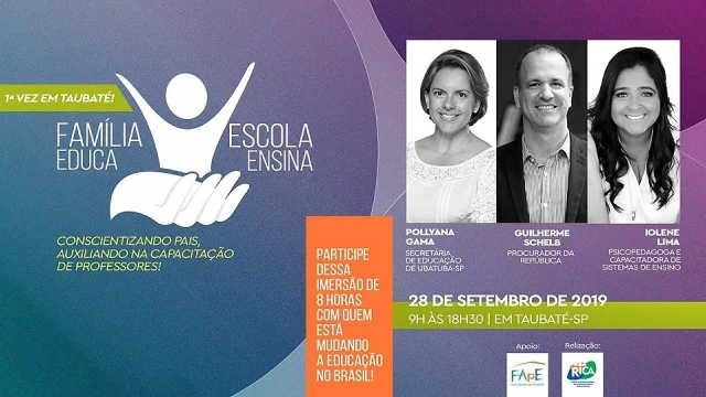 Procurador da República ministra palestra sobre educação em Taubaté