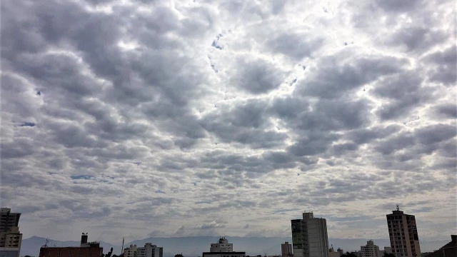 Região deve ter terça-feira com variação de nebulosidade