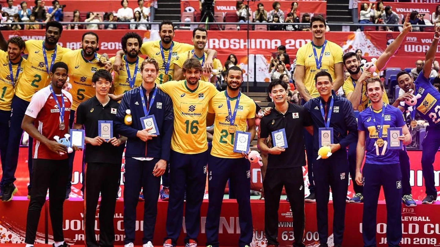 Dupla do Vôlei Taubaté aparece na Seleção da Copa do Mundo 