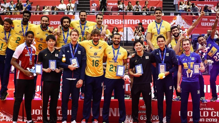 Dupla do Vôlei Taubaté aparece na Seleção da Copa do Mundo 
