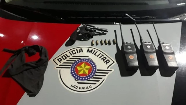 Trio é preso por tentativa de roubo em Taubaté