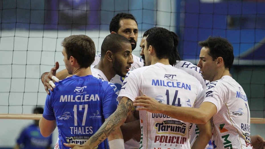 Vôlei Taubaté aplica novo 3 a 0 e segue imbatível na Superliga 2019/2020