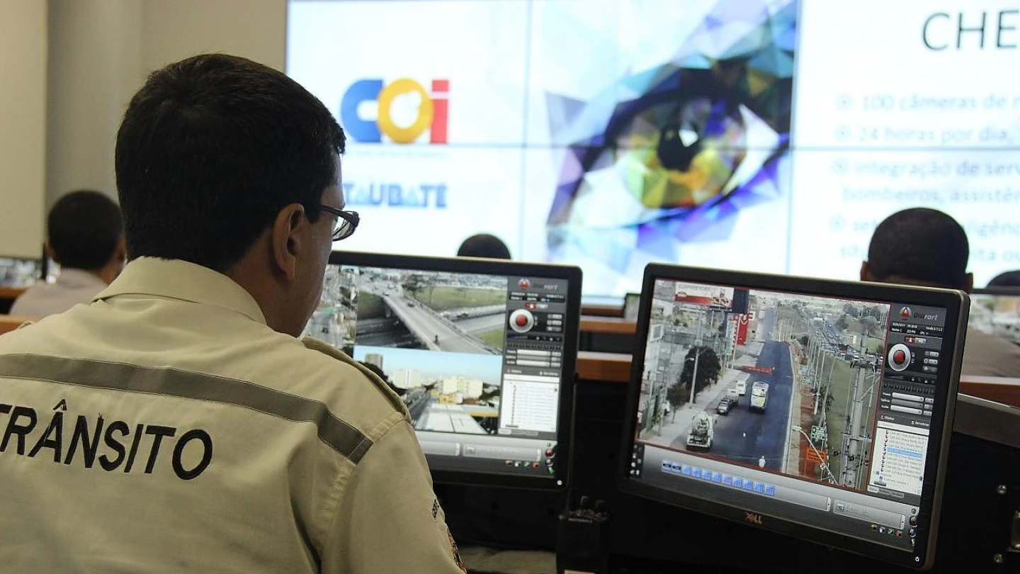 COI de Taubaté passa a contar com 30 novas câmeras