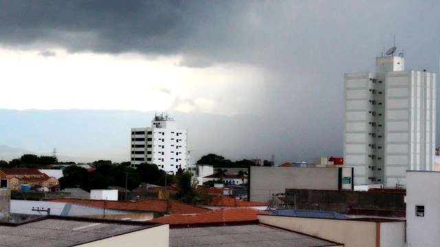 Quarta-feira com chance para pancadas de chuva em Taubaté e região