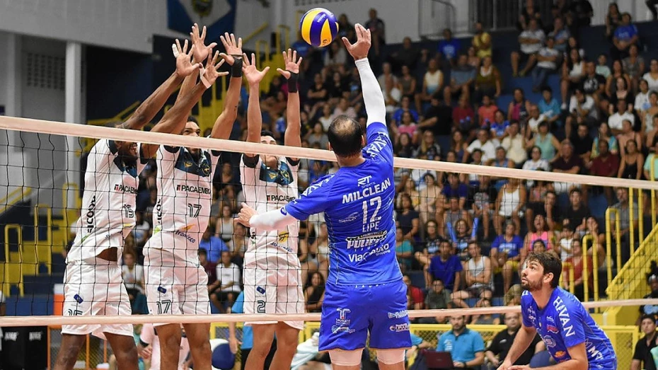 Vôlei Taubaté mira jogo contra América-MG após novo triunfo na Superliga Vôlei Taubaté mira jogo contra América-MG após novo triunfo na Superliga