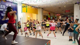 Dia da Mulher é celebrado com atividade física e conscientização em shopping